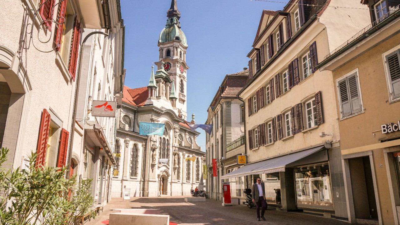 Bild von der Frauenfelder Altstadt.
