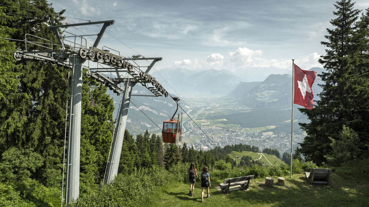 Bild der Brambrüeschbahn.