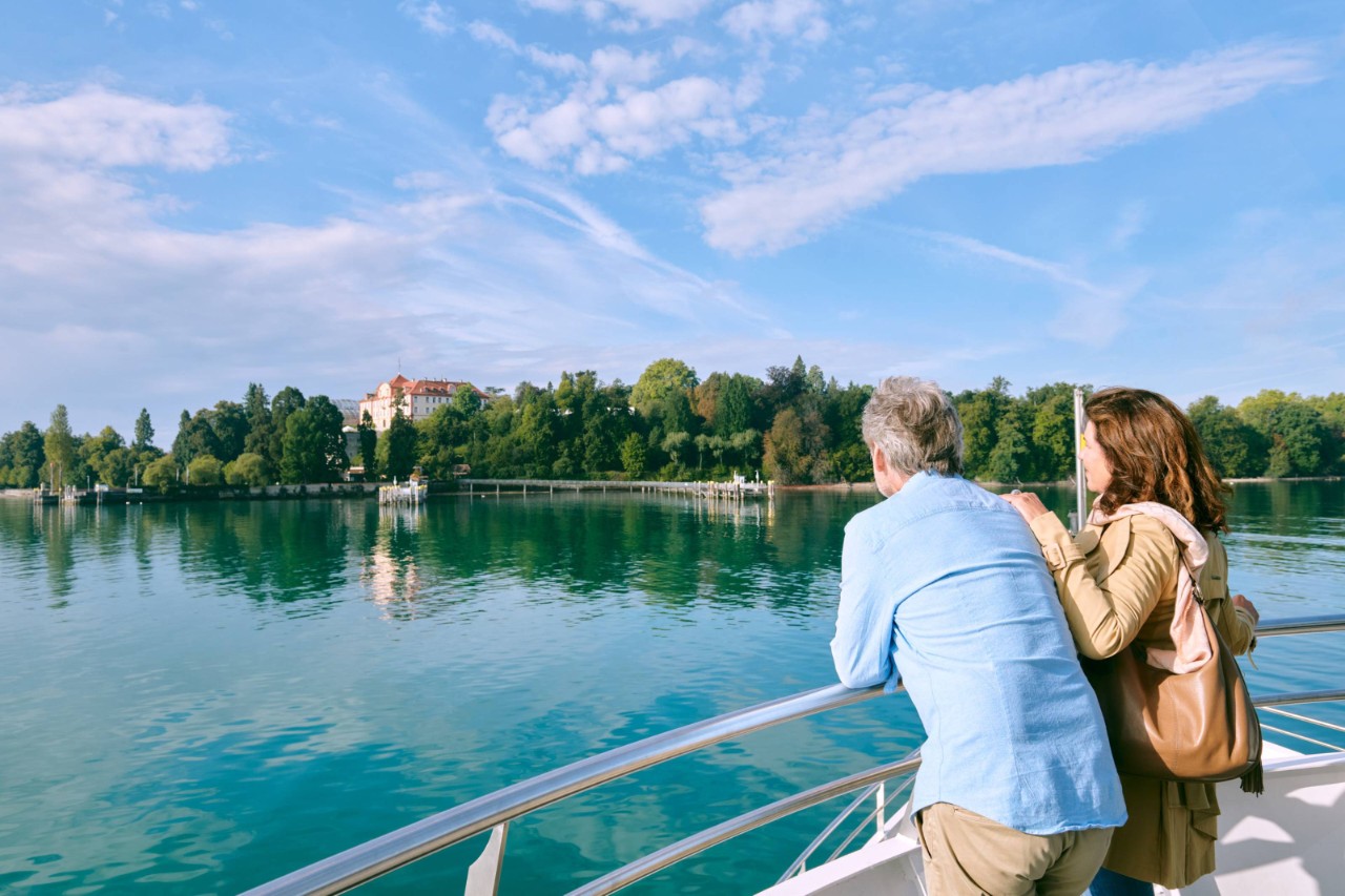 Bild von einer Schifffahrt zur Insel Mainau.