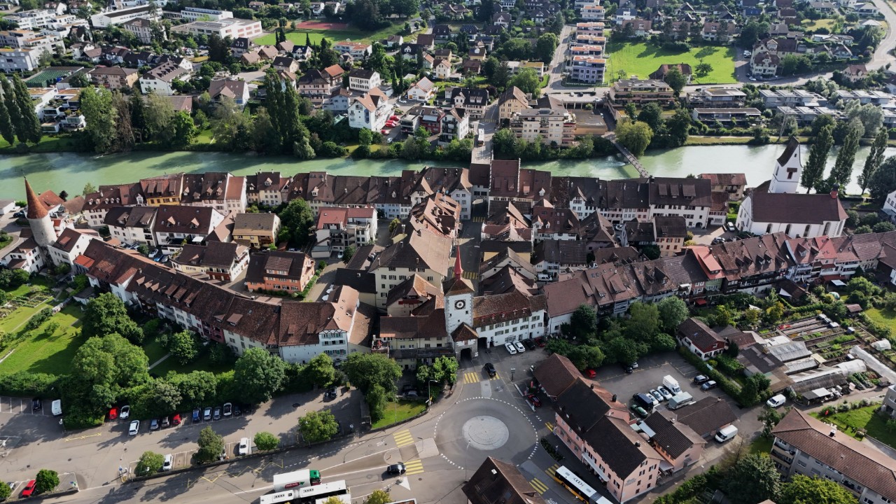 Bild von der Altstadt Mellingen