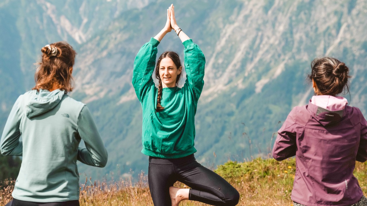 Bild vom Yoga.