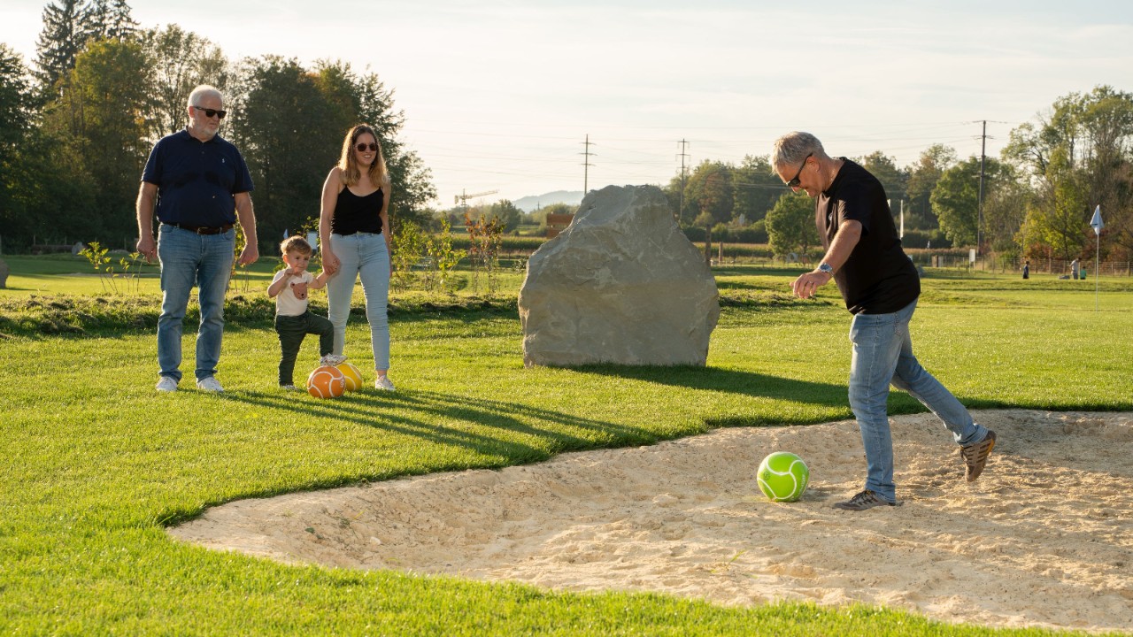 Bild vom Fussballgolf.