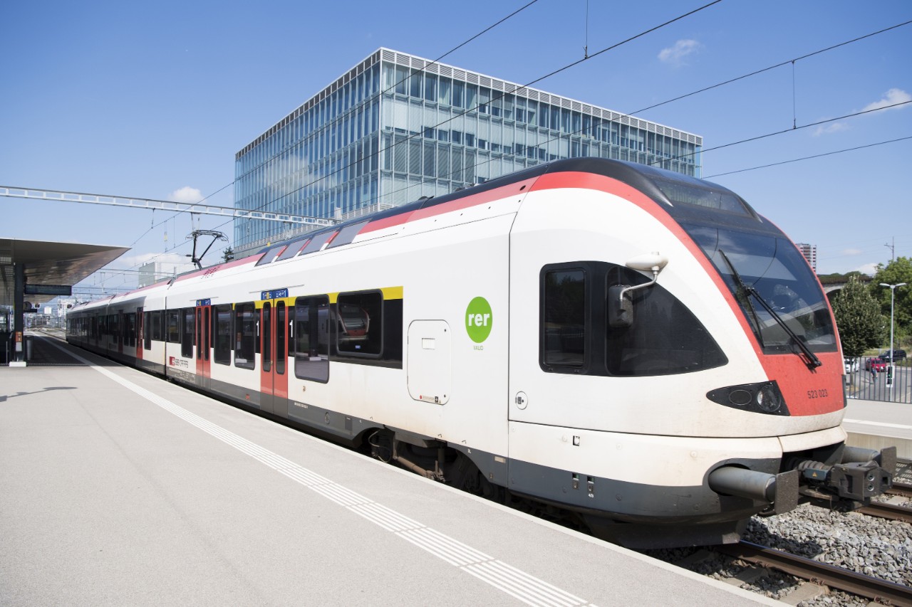 Flirt-Züge der RER Vaud.