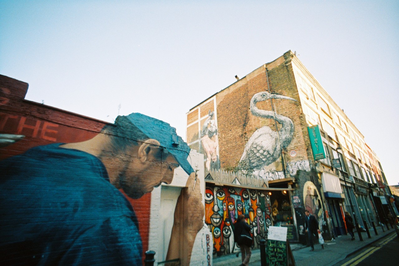 Graffiti in der Brick Lane