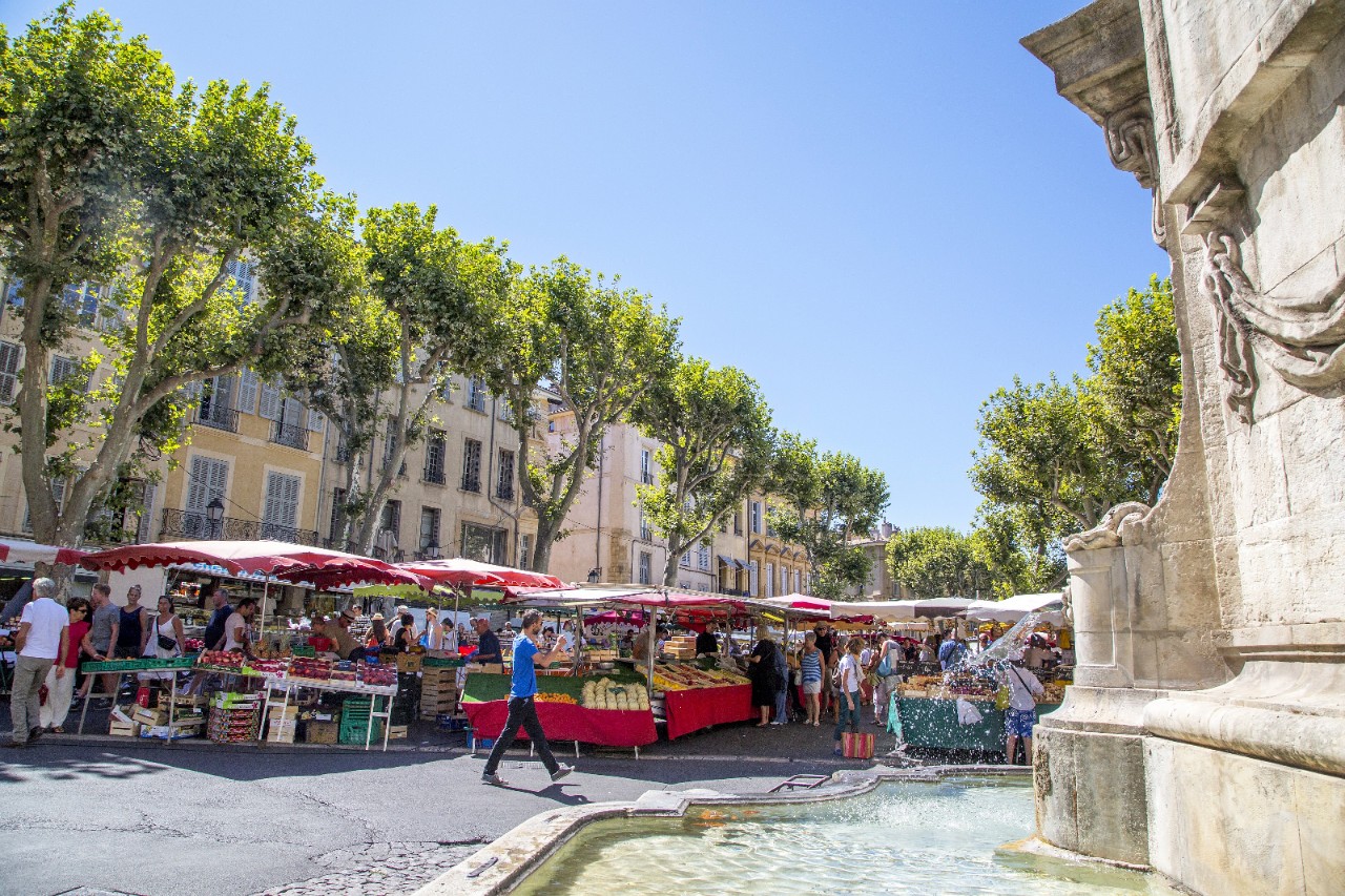 Wochenmarkt in Aix-en-Provence